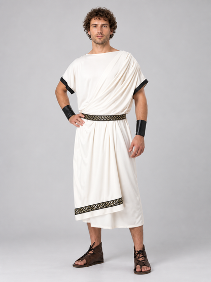 Ancient-Style Carnival Costume with Draped Tunic Costumes detail