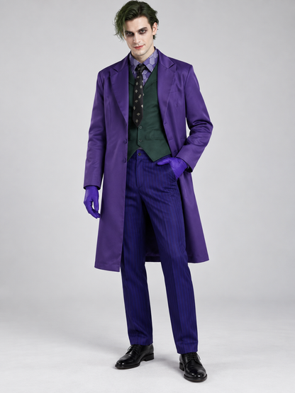 Cosplay Costume: Purple Cape, Vest, Tie