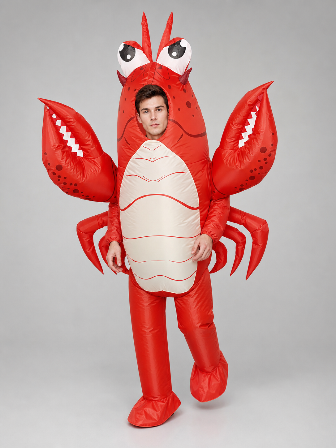Inflatable Lobster Costume with Claws for Parties