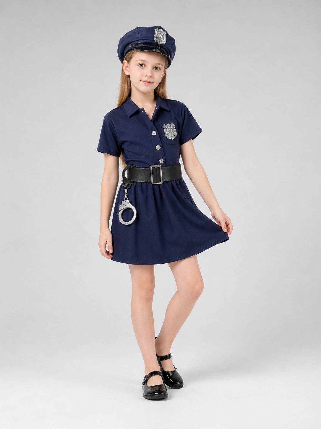 Kids Police Costume for Cosplay and Parties