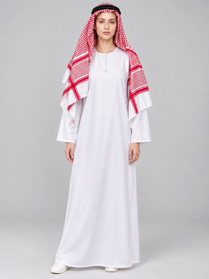 Arabian-themed costume with headscarf Costumes detail