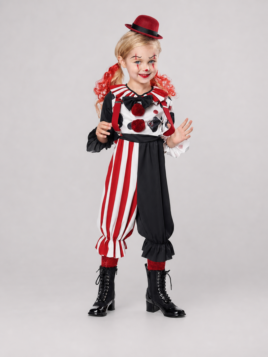 Clown Jumpsuit Costume for Parties and Stage Performances