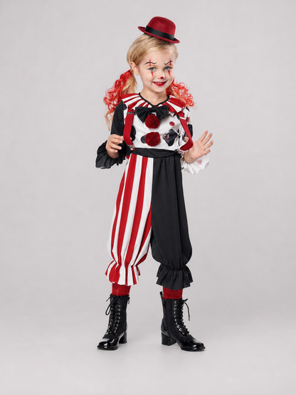 Clown Jumpsuit Costume for Parties and Stage Performances