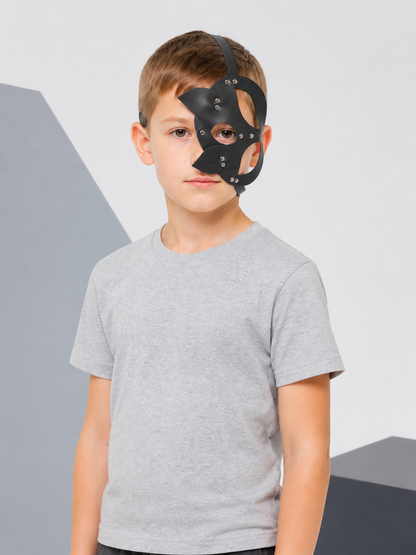 Black Cat Carnival Mask for Halloween and Cosplay Costume Masks detail