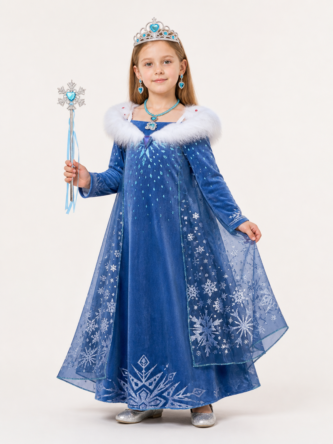 Snow Queen Costume for Halloween and Cosplay Costumes detail
