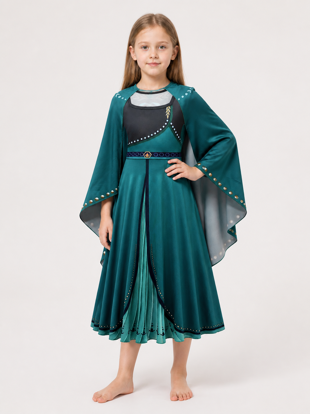 Princess Costume with Cape for Halloween Costume Capes detail