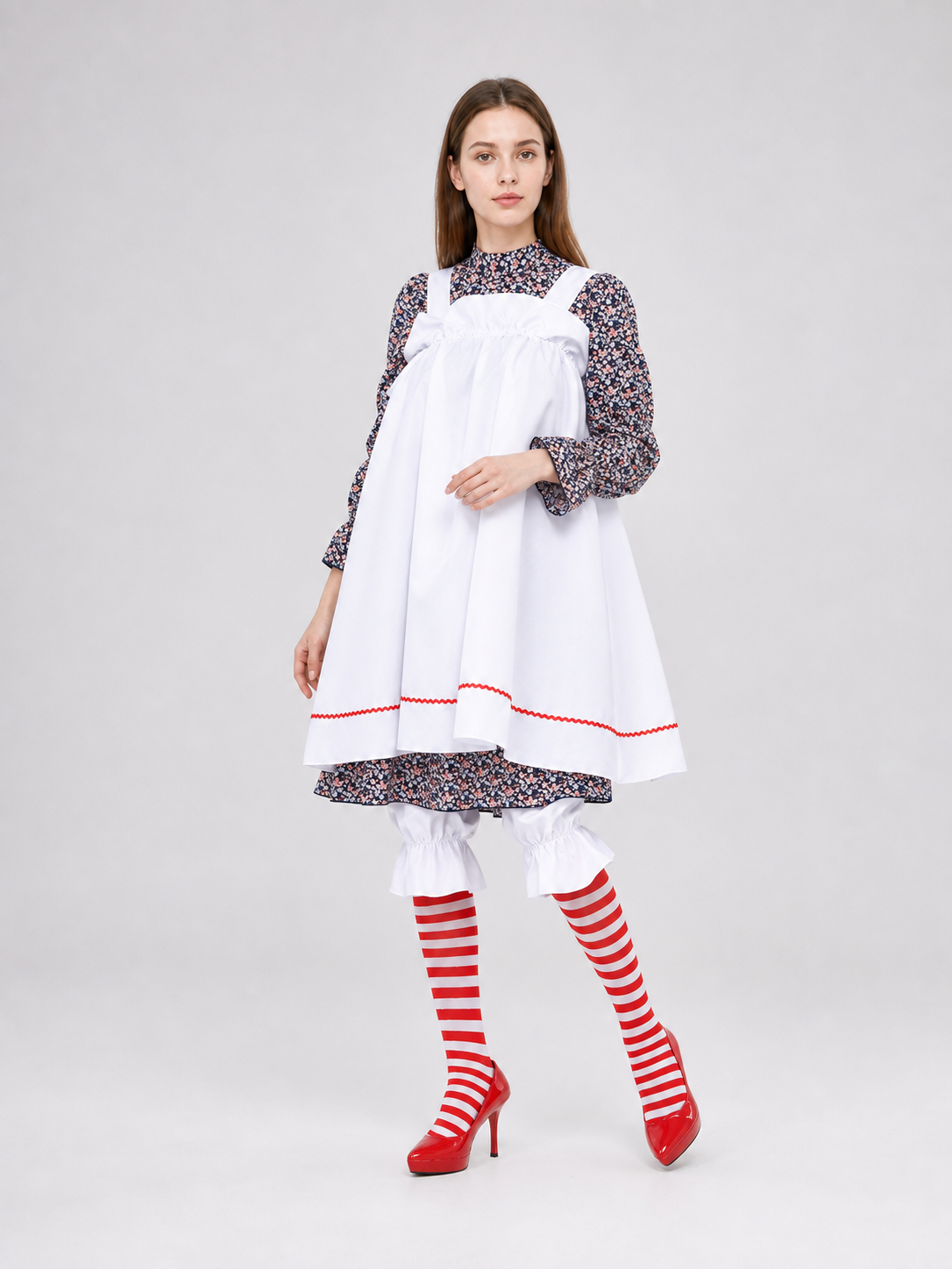 Clown costume with dress and accessories