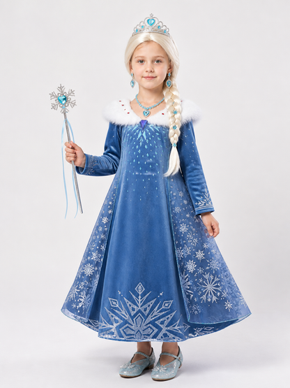 Snow Queen Carnival Costume for Halloween and Cosplay Costumes detail