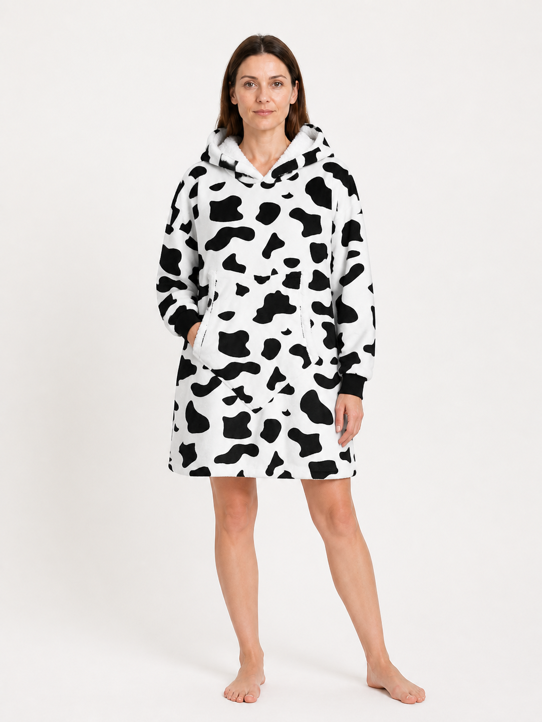 Cow Print Hooded Carnival Costume Costumes detail