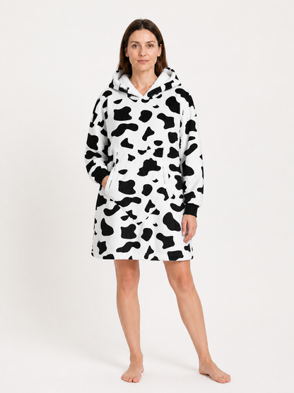 Cow Print Hooded Carnival Costume Costumes detail