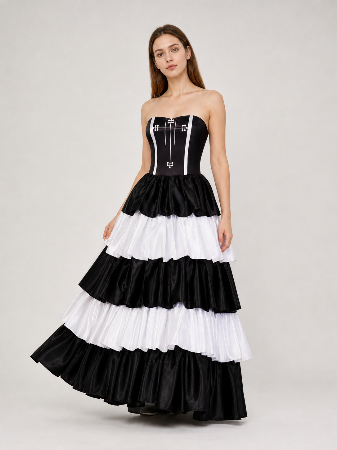 Perona One Piece Cosplay Dress with Hat
