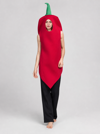 Chili Pepper Costume for Halloween and Theme Parties