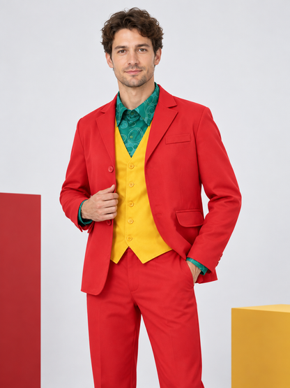 Costume Set: Blazer, Vest, Shirt, and Pants