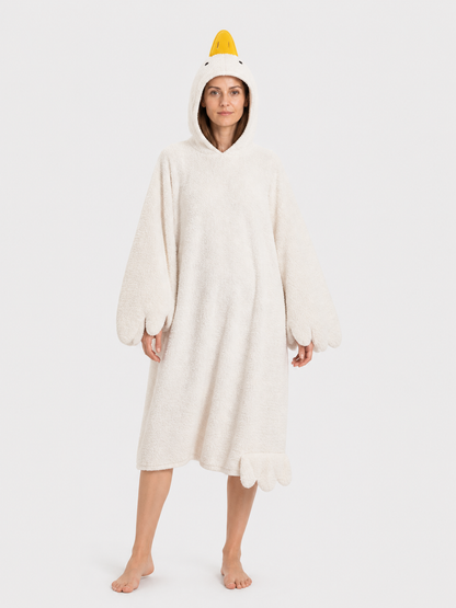 White Goose Costume with Hood Costumes detail