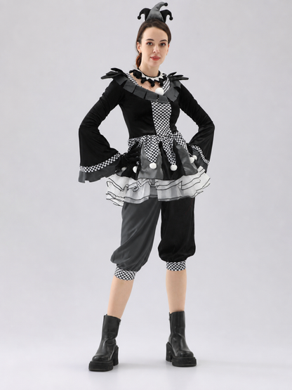 Circus Clown Costume for Halloween Cosplay
