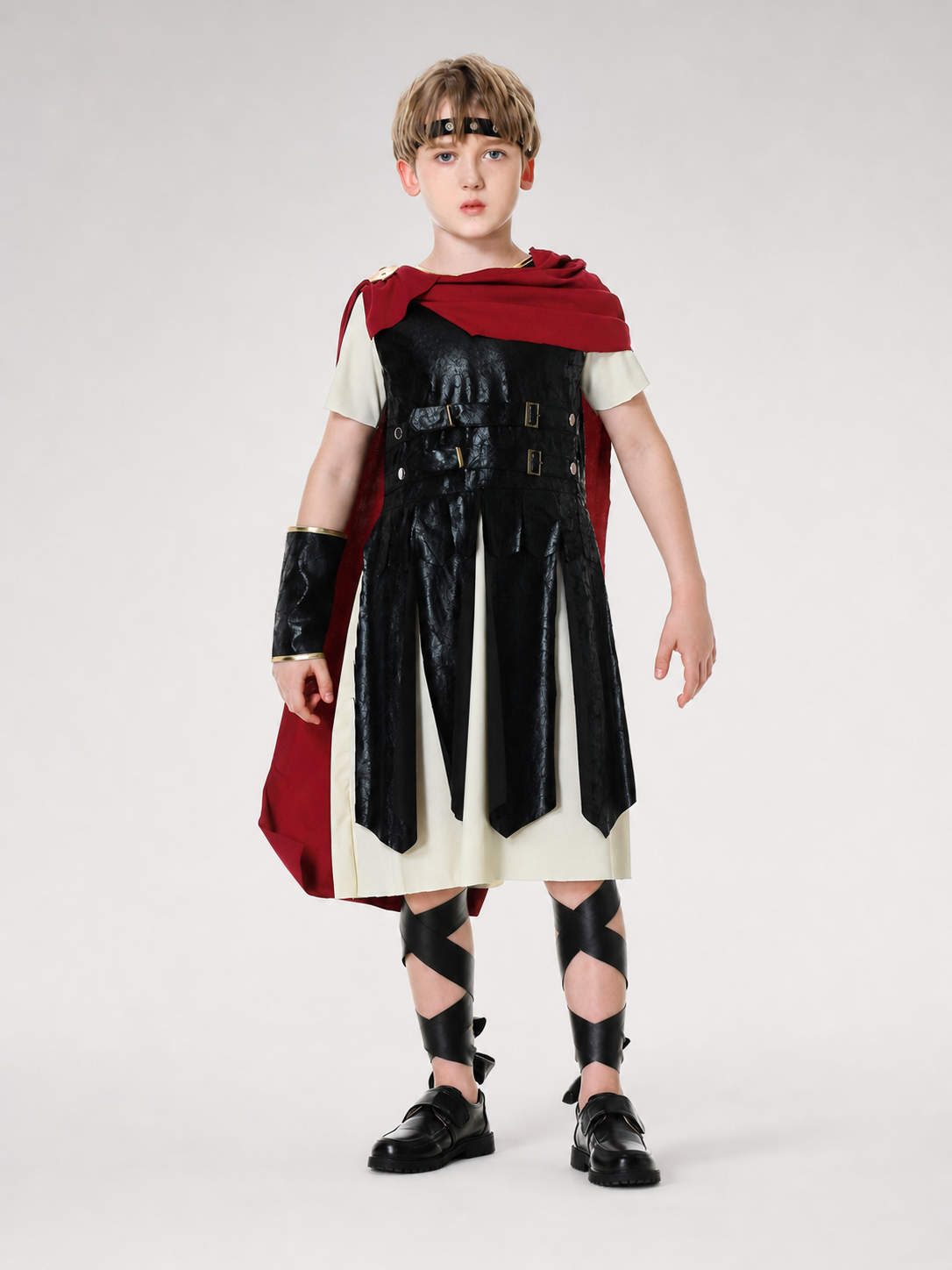 Retro Palace-Style Costume with Dress and Cape