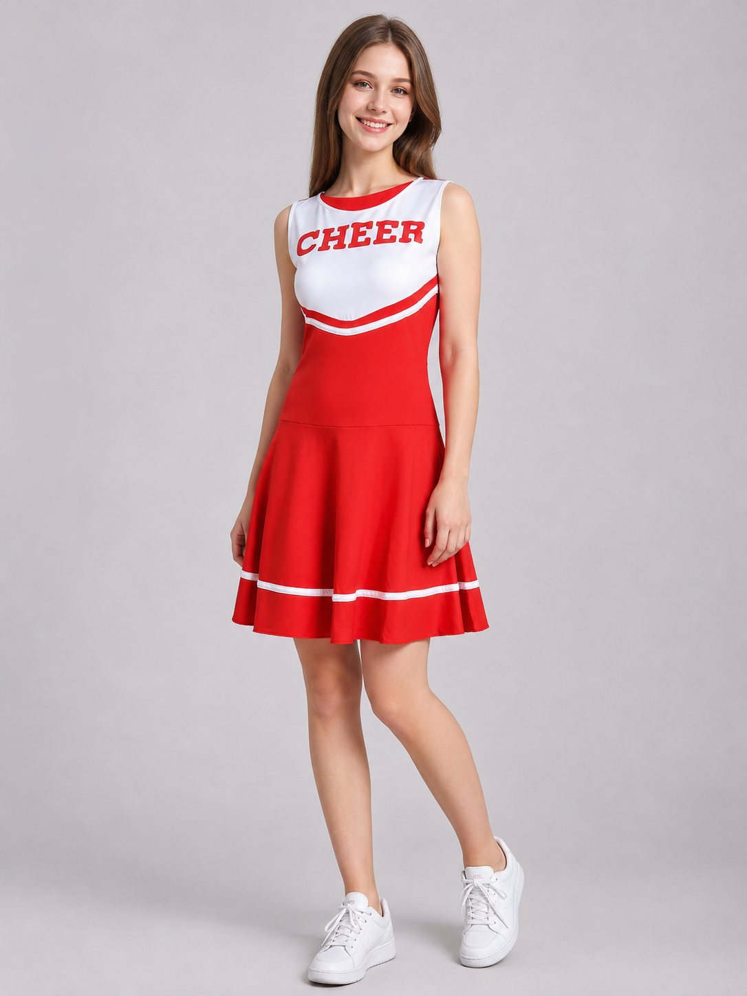 Cheerleading-Style Stage Dress with Cheer
