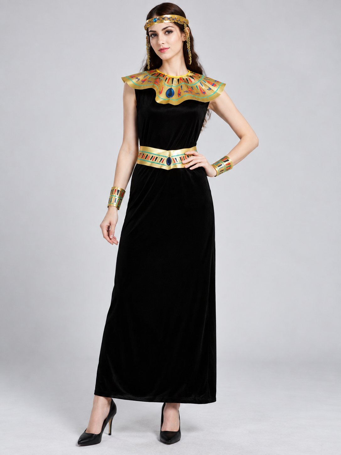 Egyptian-Style Carnival Costume, Black