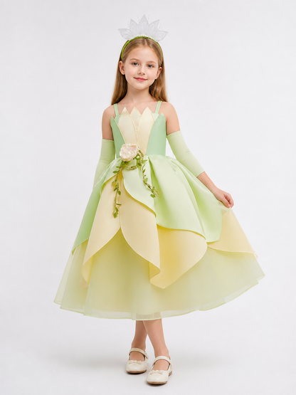 Light Green and Cream Halloween Carnival Costume Costumes detail