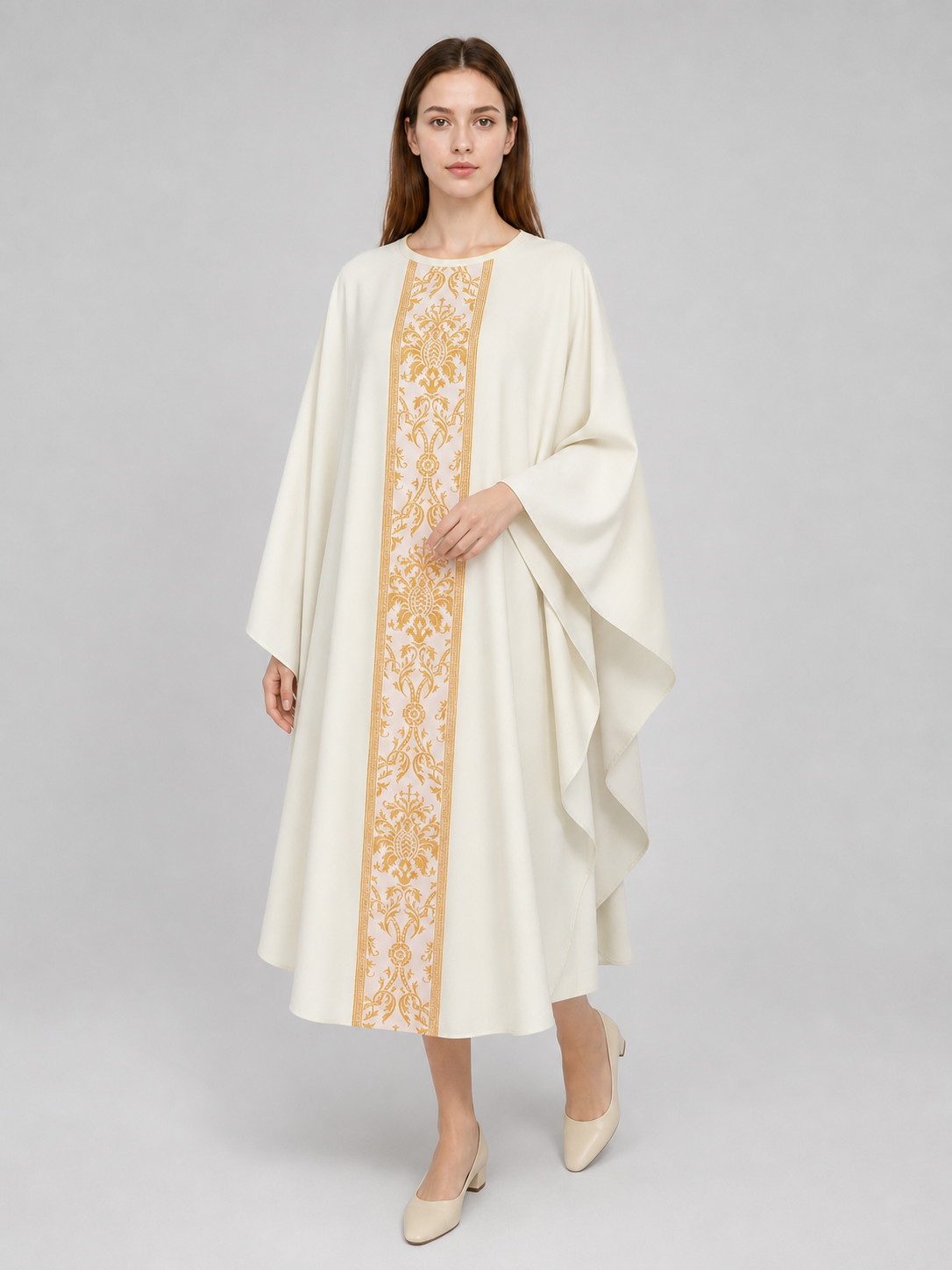 Cosplay Costume: Robe with Gold Pattern