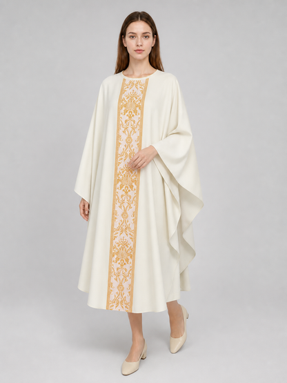 Cosplay Costume: Robe with Gold Pattern