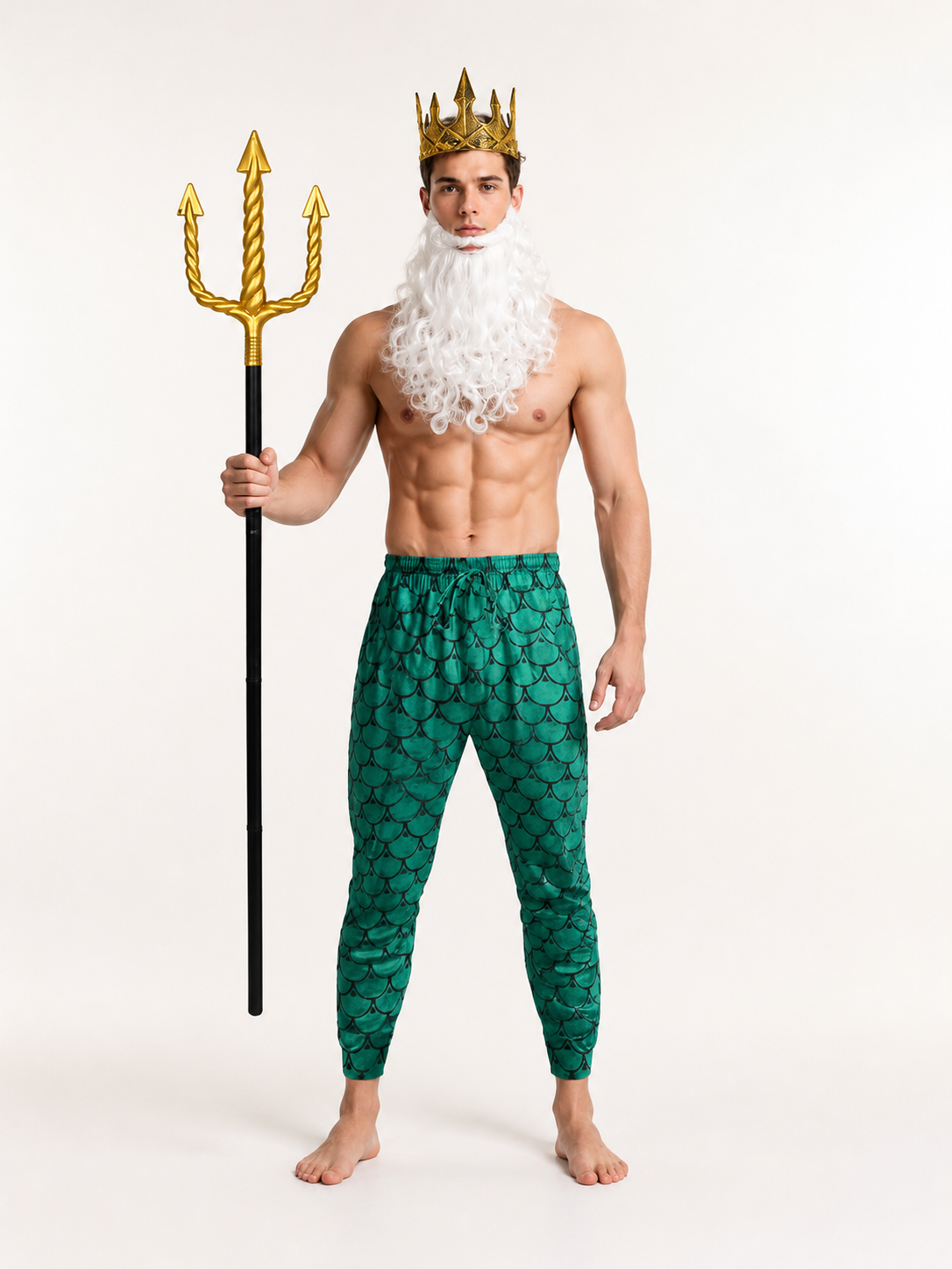 Cosplay Set: Costume with Green Pants Costumes detail