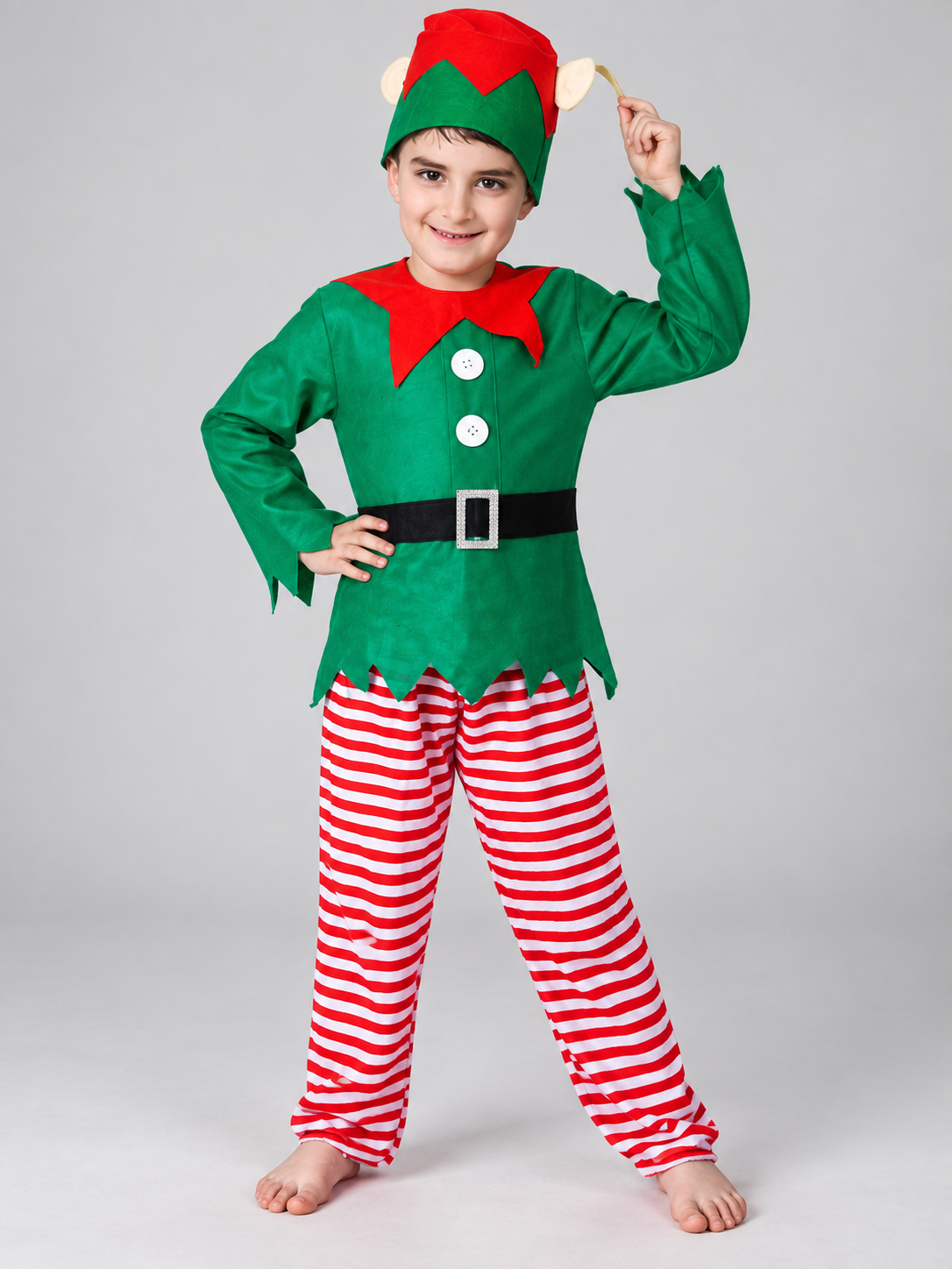 Children’s elf costume with hat