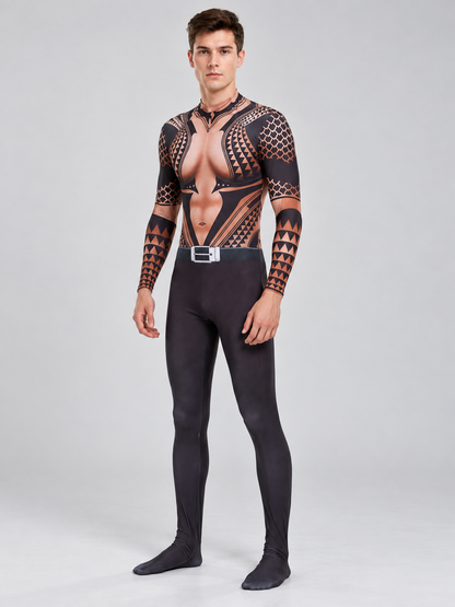 Carnival Costume Jumpsuit with Anatomical Print Costumes detail