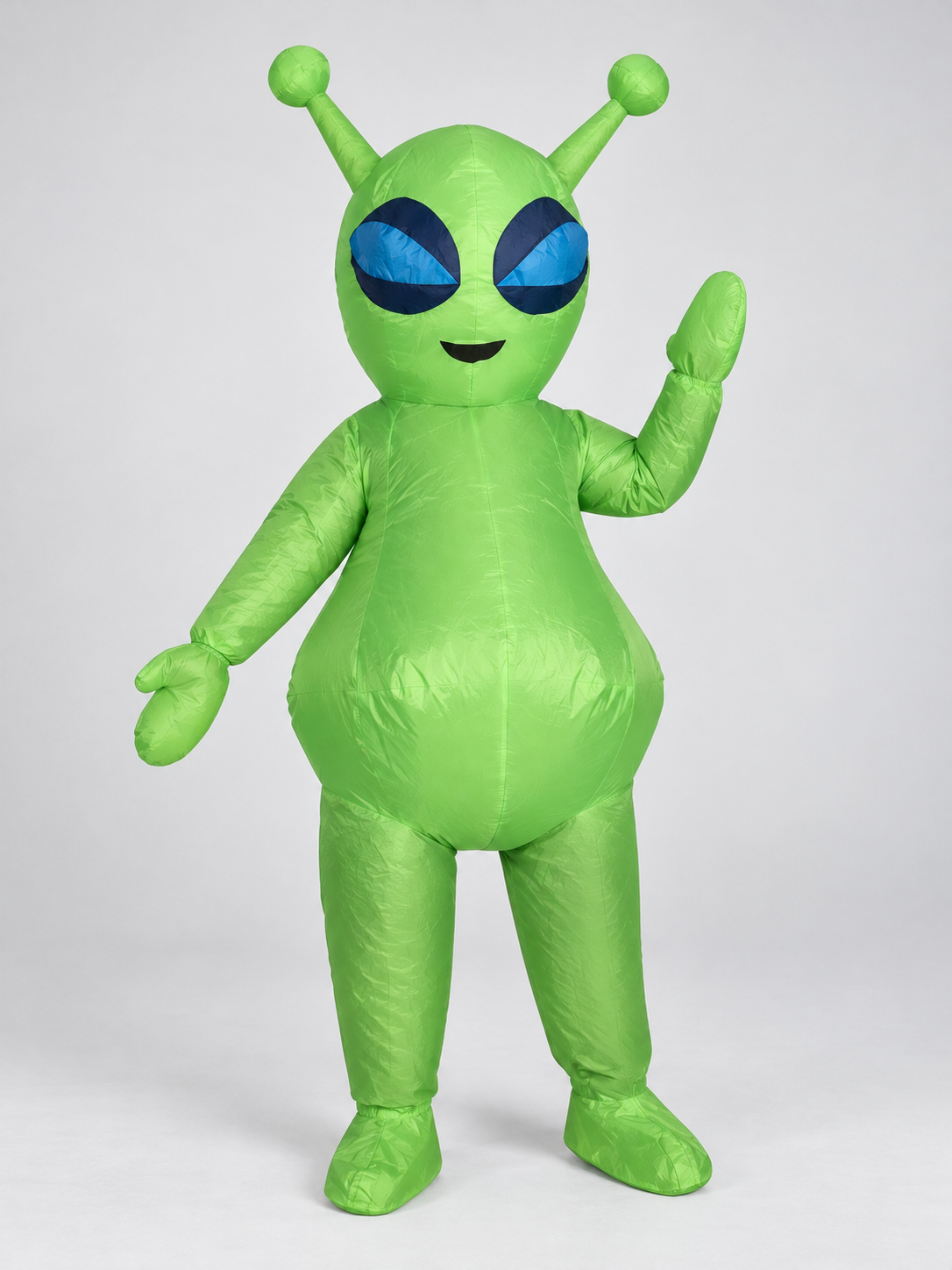 Inflatable Green Alien Costume with Antennas