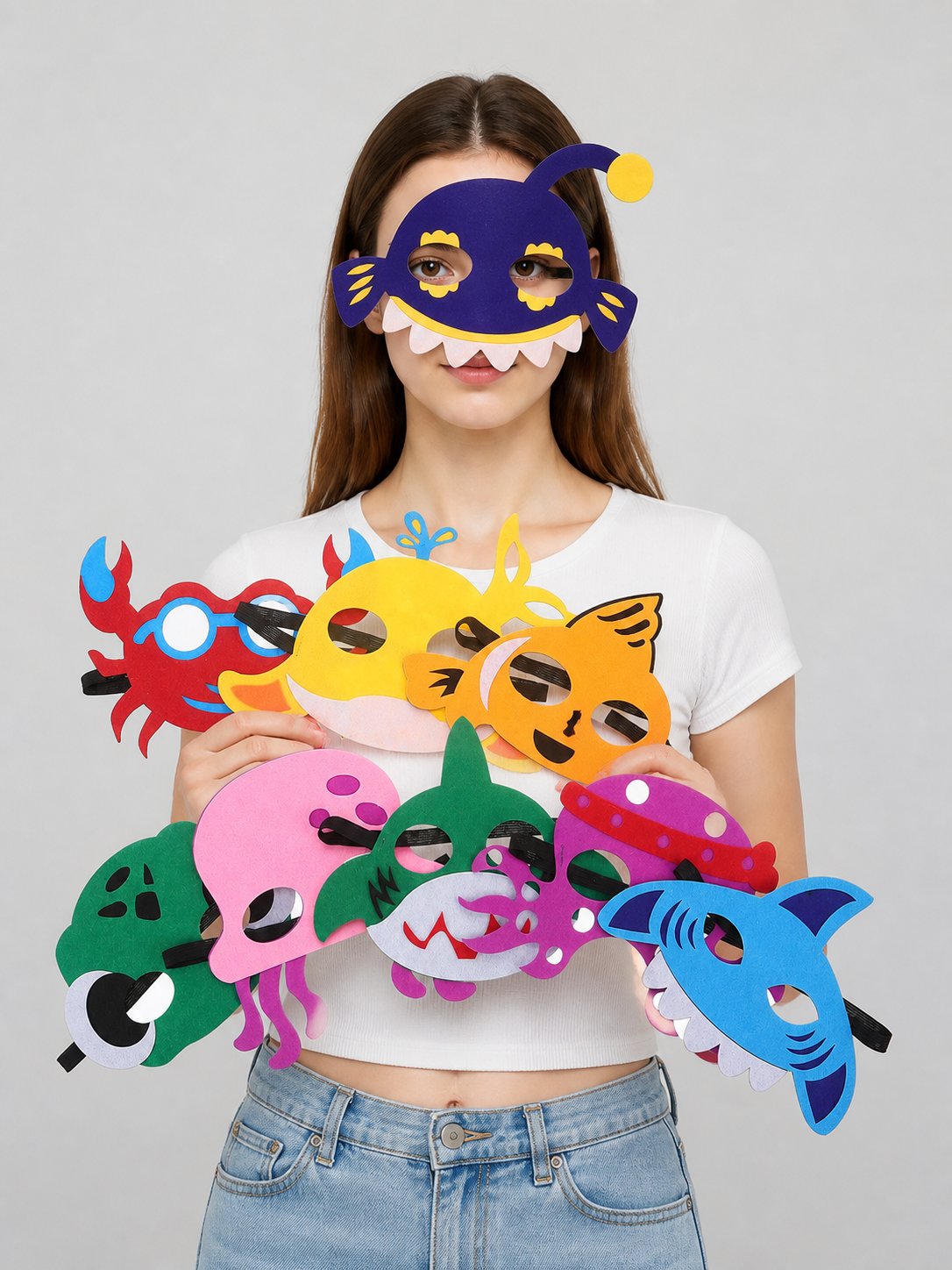 Halloween Sea Animal Carnival Headwear Costumes detail
