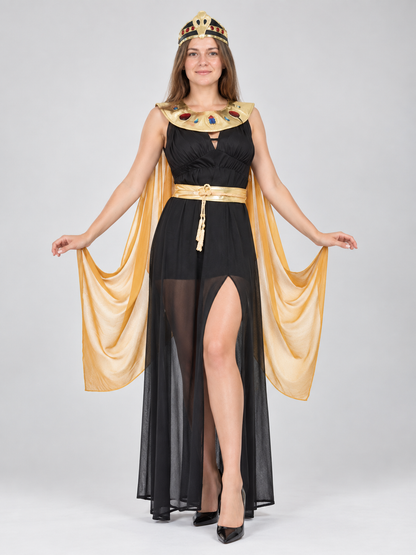 Egyptian-Style Costume with Dress, Belt, and Headpiece
