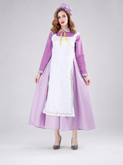 Character Costume with Apron and Bonnet