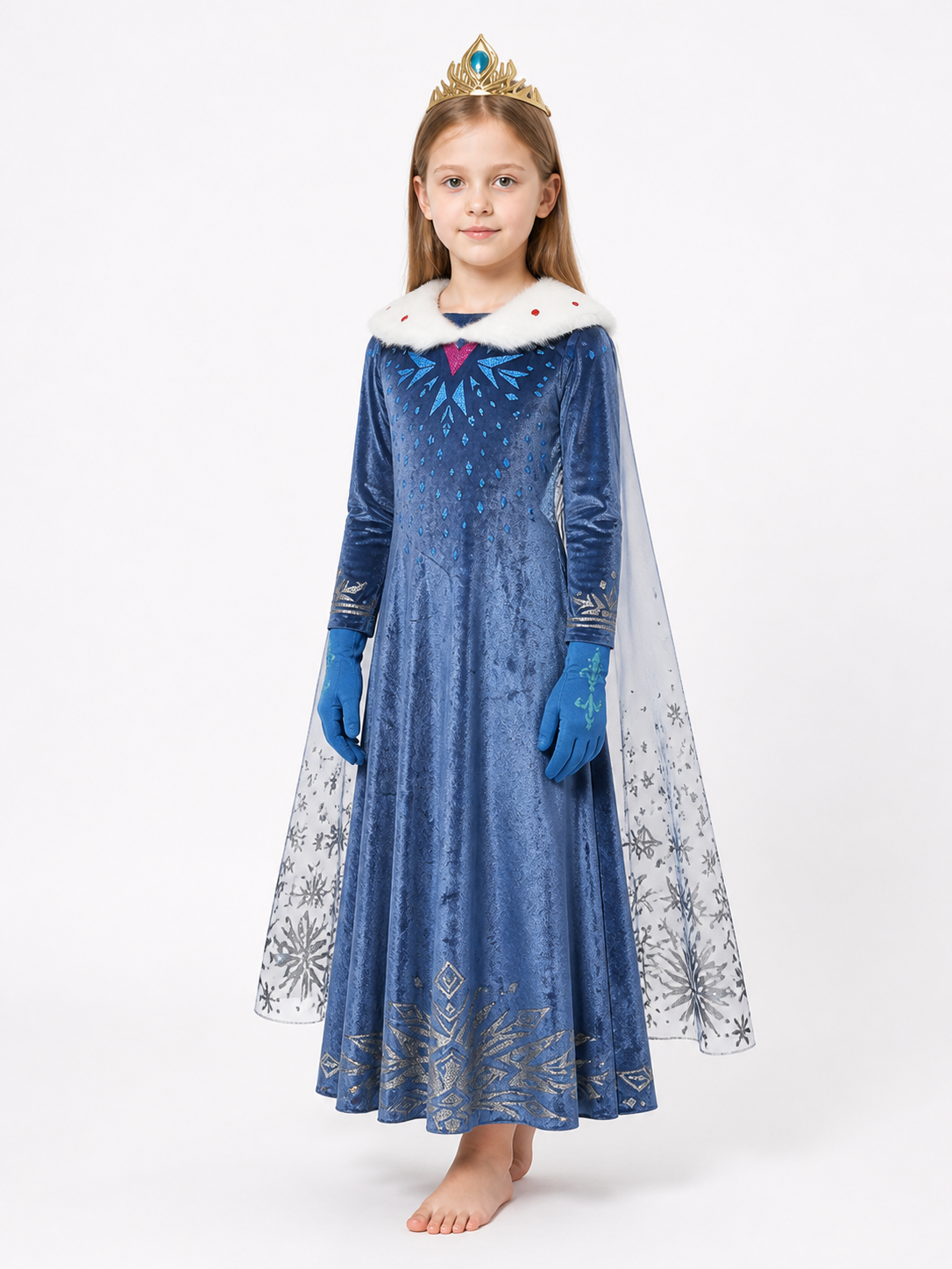 Snow Queen Costume for Halloween and Cosplay Costumes detail