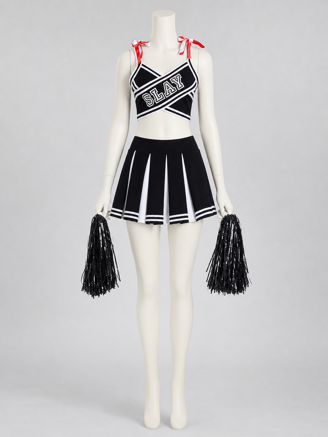 Cheerleading-Style Performance Costume: Top and Skirt