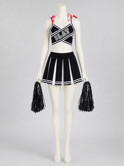 Cheerleading-Style Performance Costume: Top and Skirt