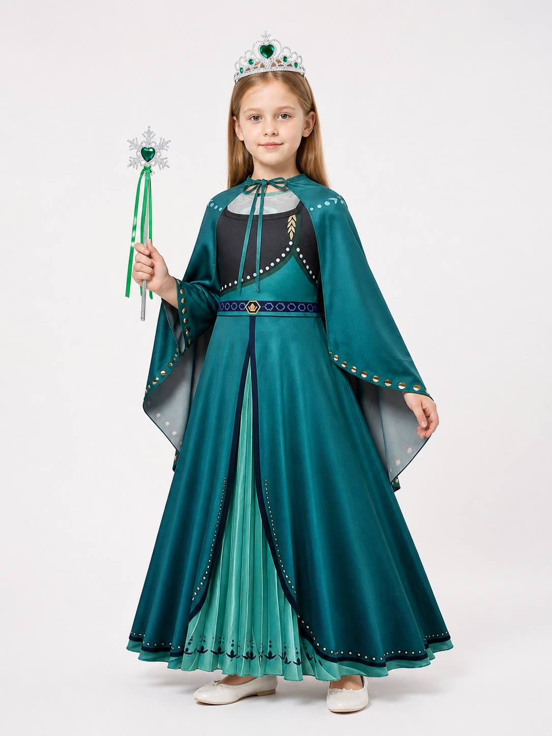 Turquoise Princess Costume for Halloween Costumes detail