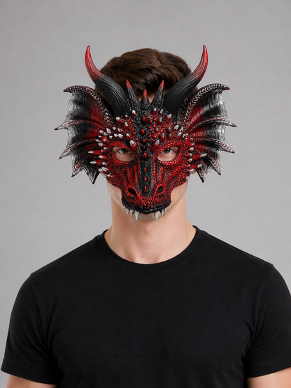 Dragon Carnival Headpiece for Halloween Costume Headwear detail