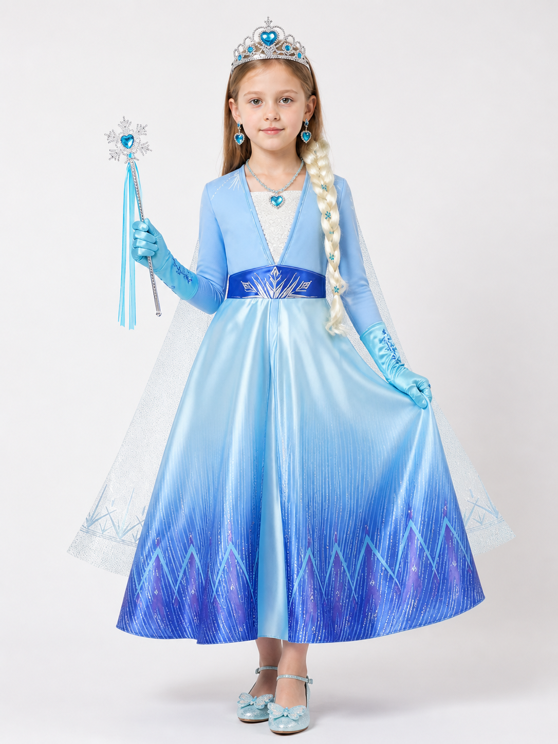 Snow Queen Carnival Costume for Cosplay