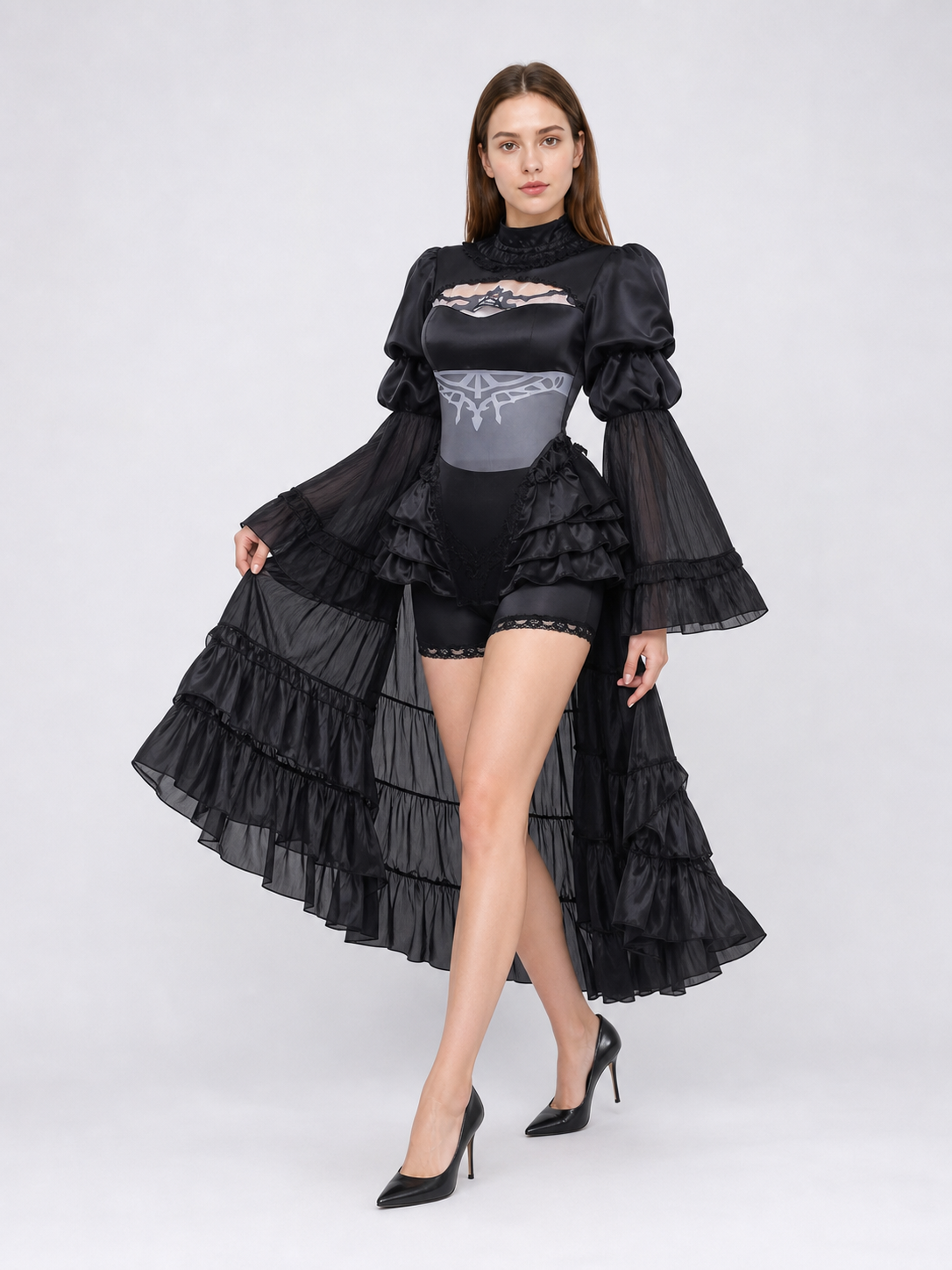 NieR: Automata 2B Cosplay Dress with Black Headband