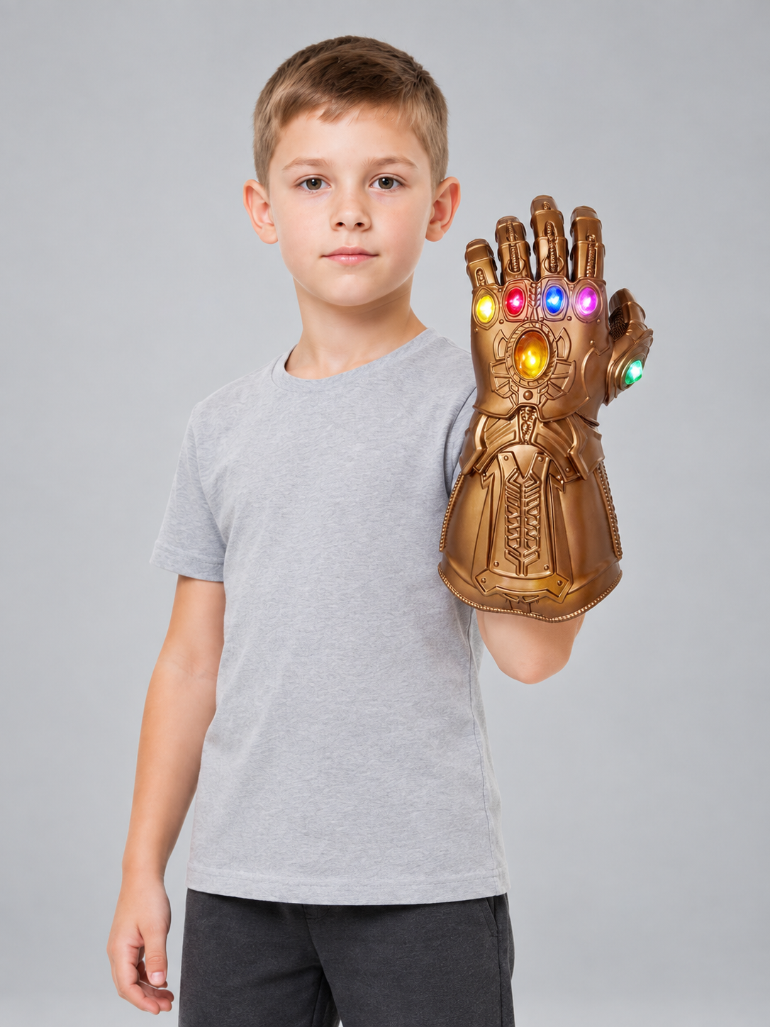 Glowing Bronze-Gold Gauntlet Glove product detail