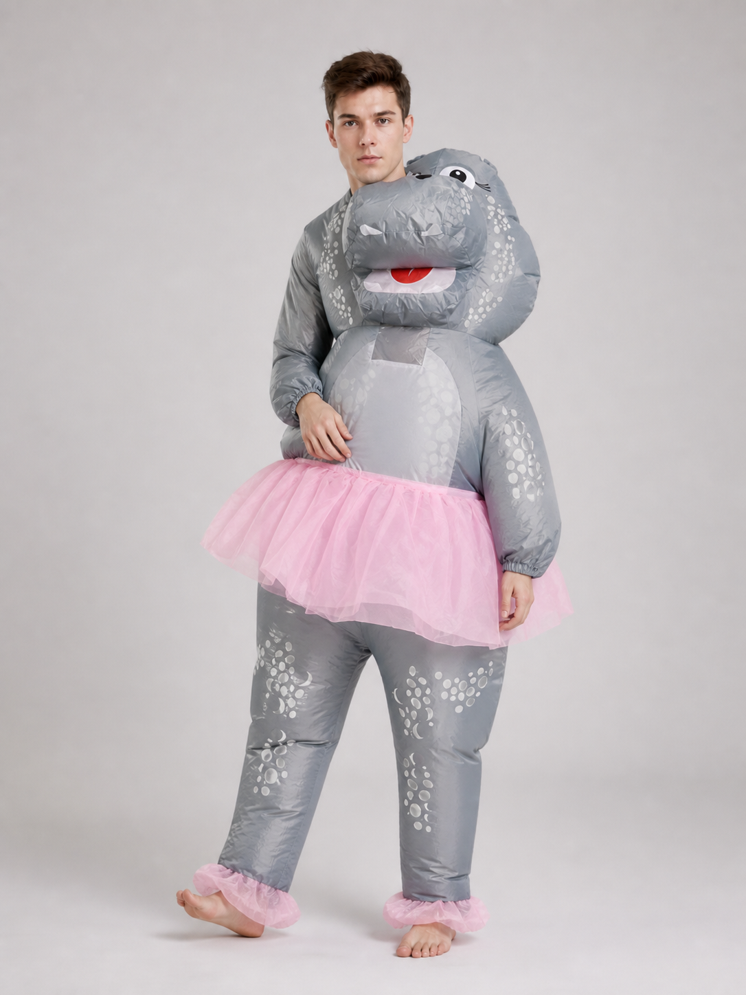 Hippo Costume with Pink Tutu