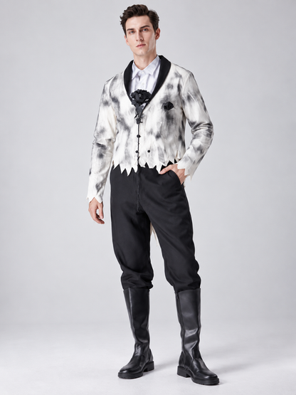 Vampire Costume: Jacket, Shirt, Pants, Brooch