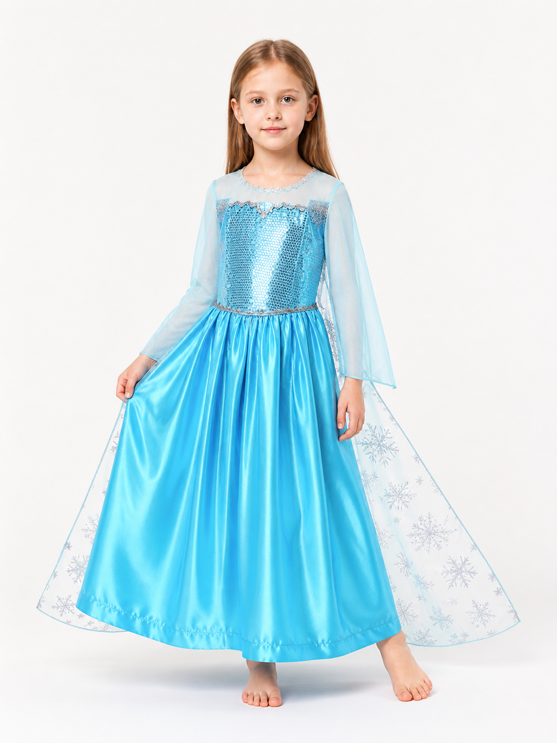 Snowflake Princess Costume for Halloween Costumes detail