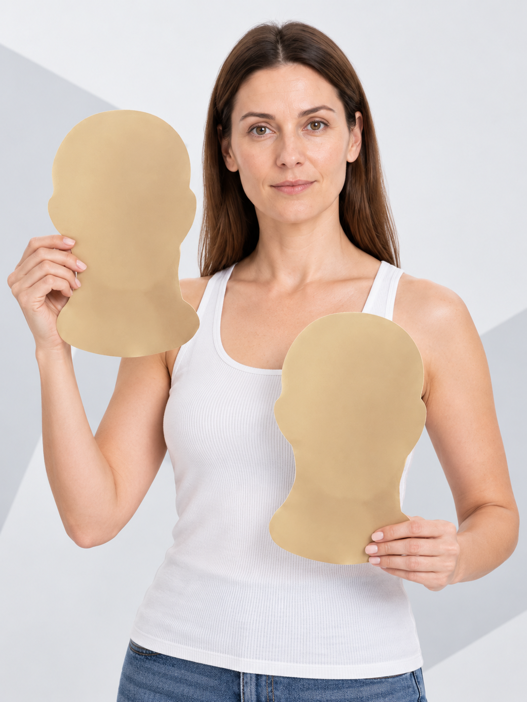 Full Face Mask Nude Smooth 2 Pack