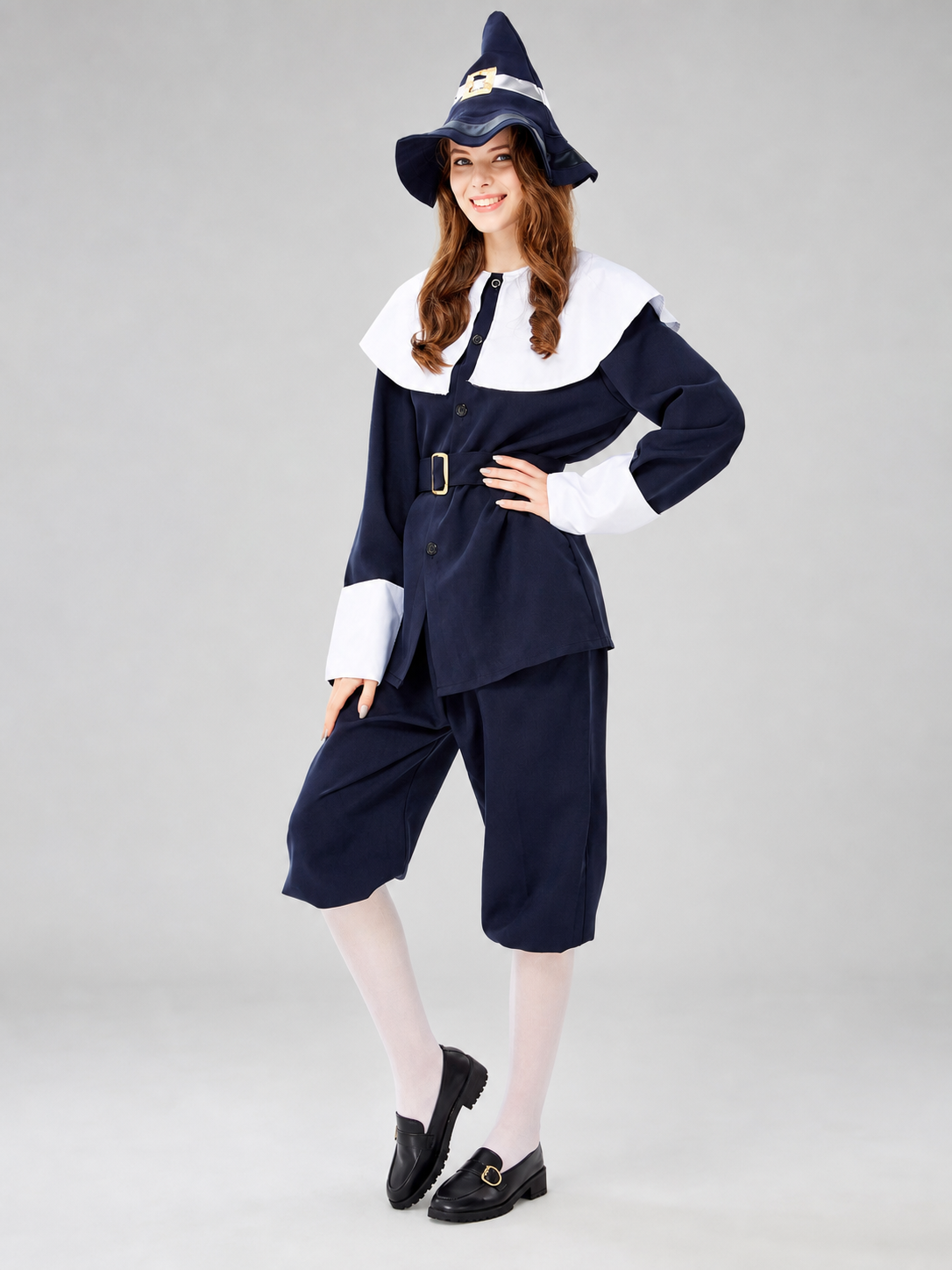 Carnival Costume with Hat for Parties and Cosplay
