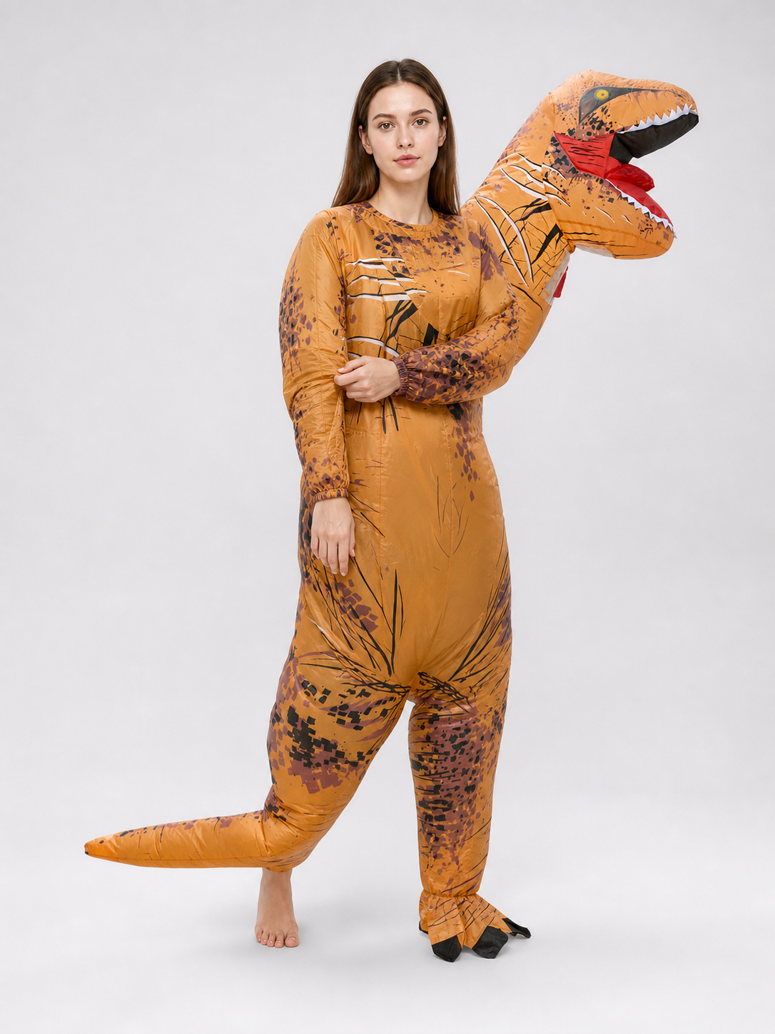 Inflatable Tyrannosaurus Rex Costume for Parties and Cosplay