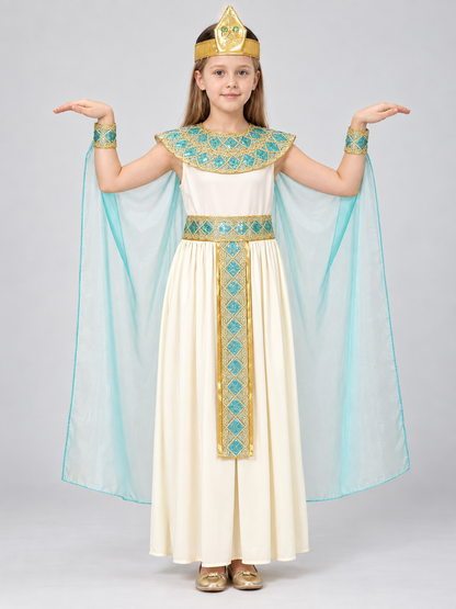 Ancient Egyptian Style Costume with Headpiece