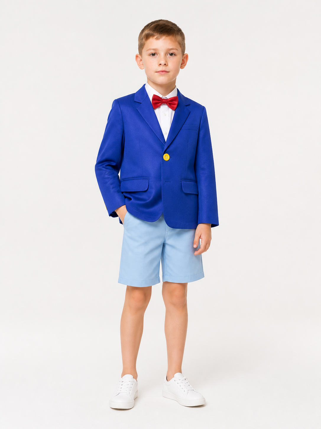 Carnival Cosplay Costume, Blue Uniform, 4 Pieces Costumes detail
