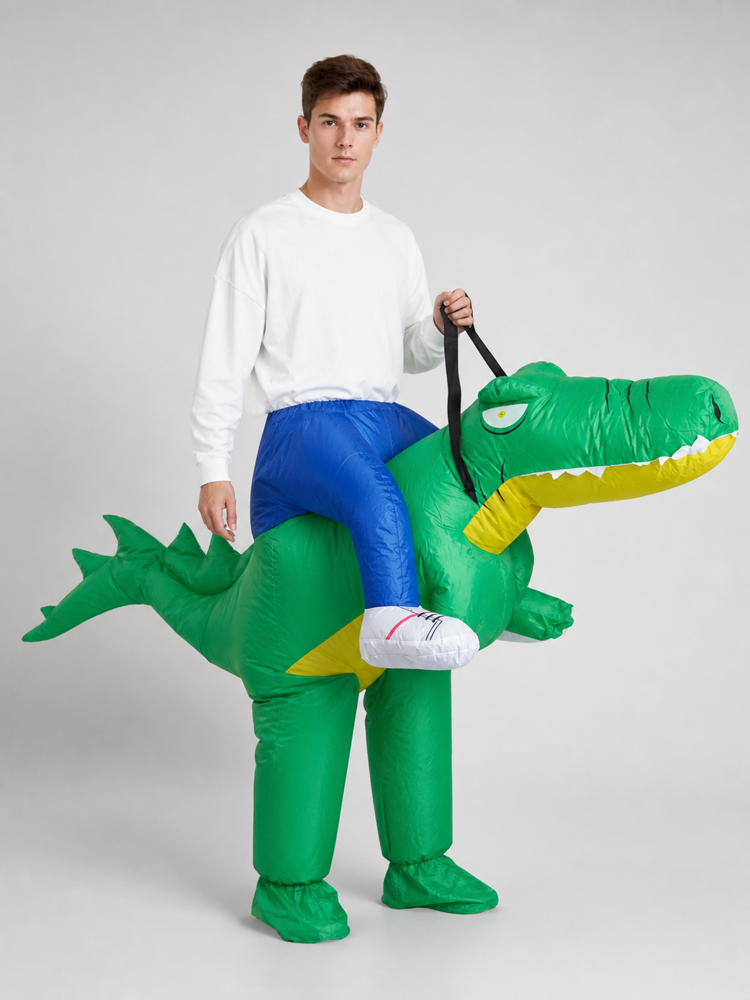 Inflatable crocodile costume for Halloween and parties