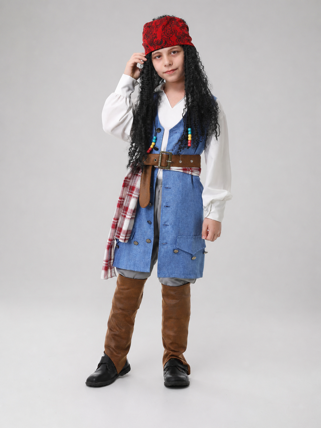 Pirate Costume for Cosplay, Halloween, and Performances